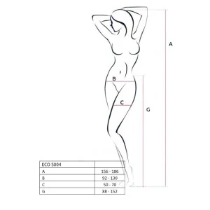 Eco Strumpfhose S004 Weiss von Passion Eco Collection