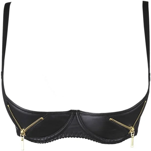 BH schwarz mit offenen Cups V-9871 von Axami kaufen | Fesselliebe