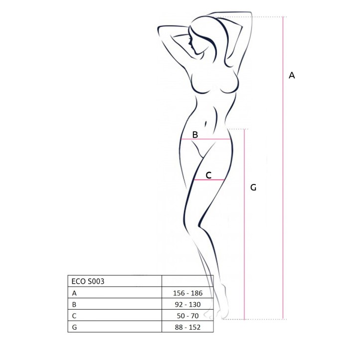 Eco Strumpfhose Ouvert S003 Rot von Passion Eco Collection | Fesselliebe.de