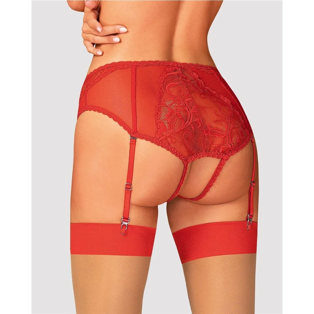 Dagmarie Garter Höschen Rot von Obsessive | Fesselliebe.de