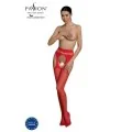Eco Strumpfhose Ouvert S002 Rot von Passion Eco Collection