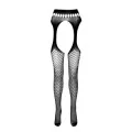 Eco Strumpfhose Ouvert S002 Schwarz von Passion Eco Collection