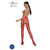 Eco Strumpfhose Ouvert S001 Rot von Passion Eco Collection | Fesselliebe.de