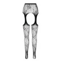 Eco Strumpfhose Ouvert S001 Schwarz von Passion Eco Collection