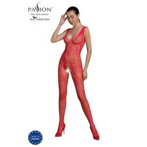 Eco Bodystocking Bs012 Rot von Passion Eco Collection