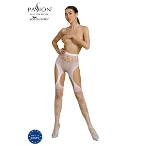 Eco Straps-Strumpfhose S005 Weiss von Passion Eco Collection