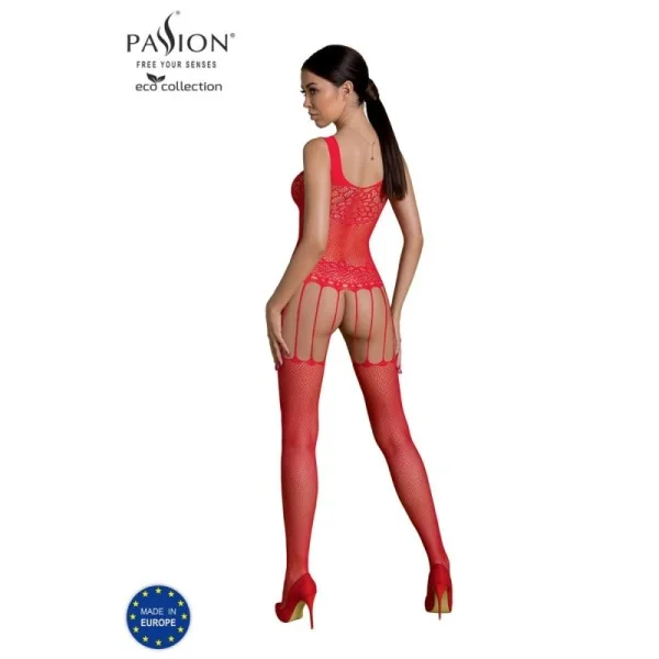 Eco Bodystocking Bs001 rot von Passion Eco Collection kaufen | Fesselliebe