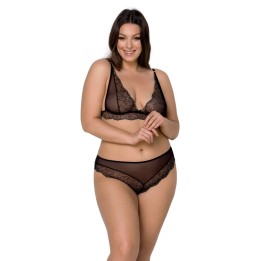Amberly Size Plus 2er Set Schwarz von Passion Size Plus | Fesselliebe.de