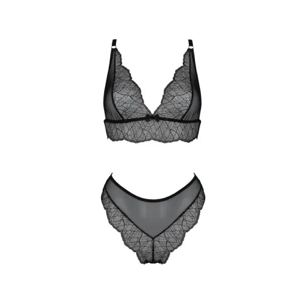 Amberly Size Plus 2er Set schwarz von Passion Size Plus kaufen | Fesselliebe
