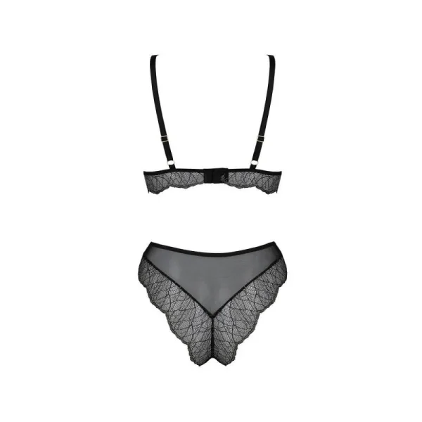Amberly Size Plus 2er Set schwarz von Passion Size Plus kaufen | Fesselliebe