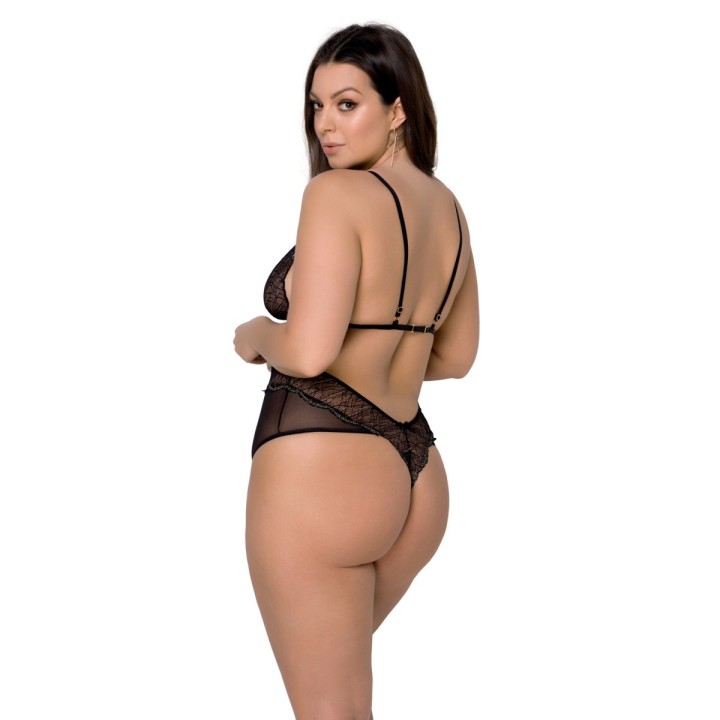 Amberly Size Plus Body Schwarz von Passion Size Plus | Fesselliebe.de