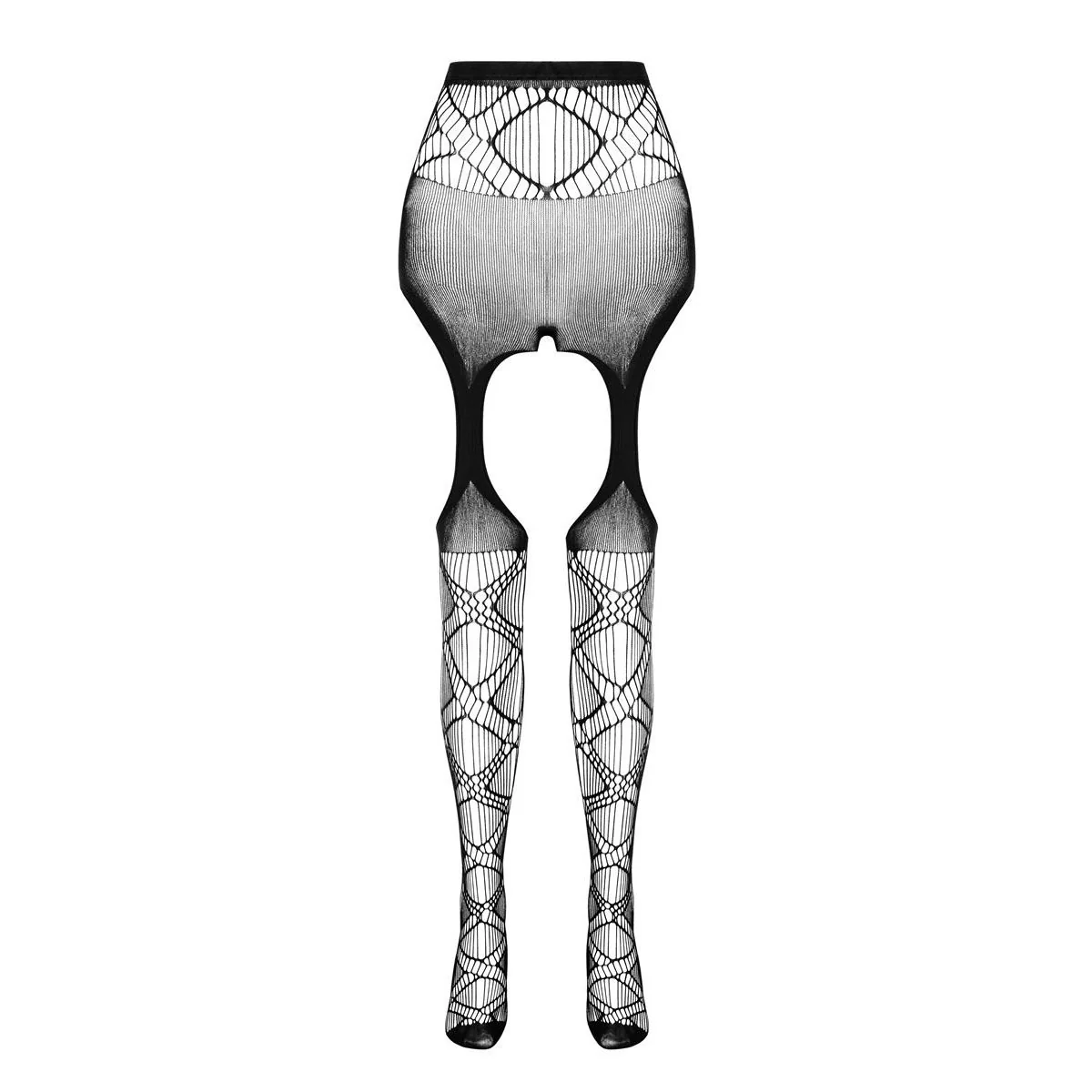 Eco Straps-Strumpfhose S005 schwarz von Passion Eco Collection kaufen | Fesselliebe