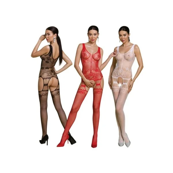Eco Bodystocking Bs009 rot von Passion Eco Collection kaufen | Fesselliebe