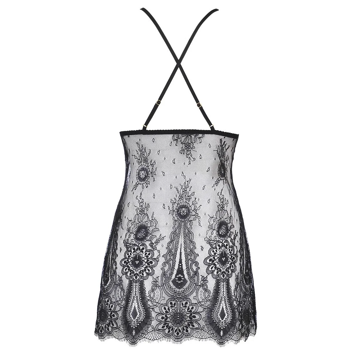 Babydoll & String schwarz V-9789 von Axami kaufen | Fesselliebe