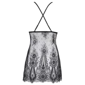 Babydoll & String Schwarz V-9789 von Axami