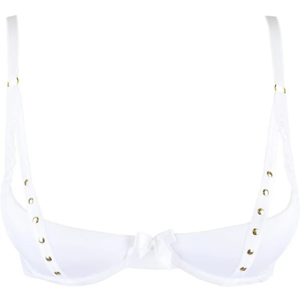 BH weiß mit offenen Cups V-9791 von Axami kaufen | Fesselliebe