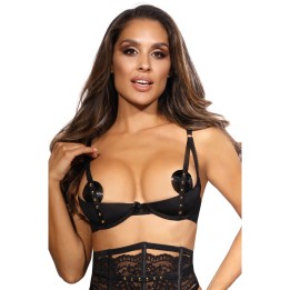 BH Schwarz mit Offenen Cups V-9781 von Axami | Fesselliebe.de