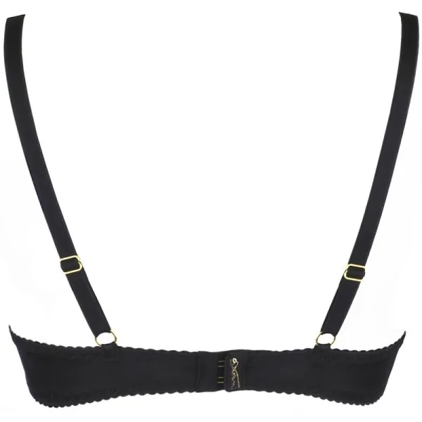 BH schwarz mit offenen Cups V-9781 von Axami kaufen | Fesselliebe