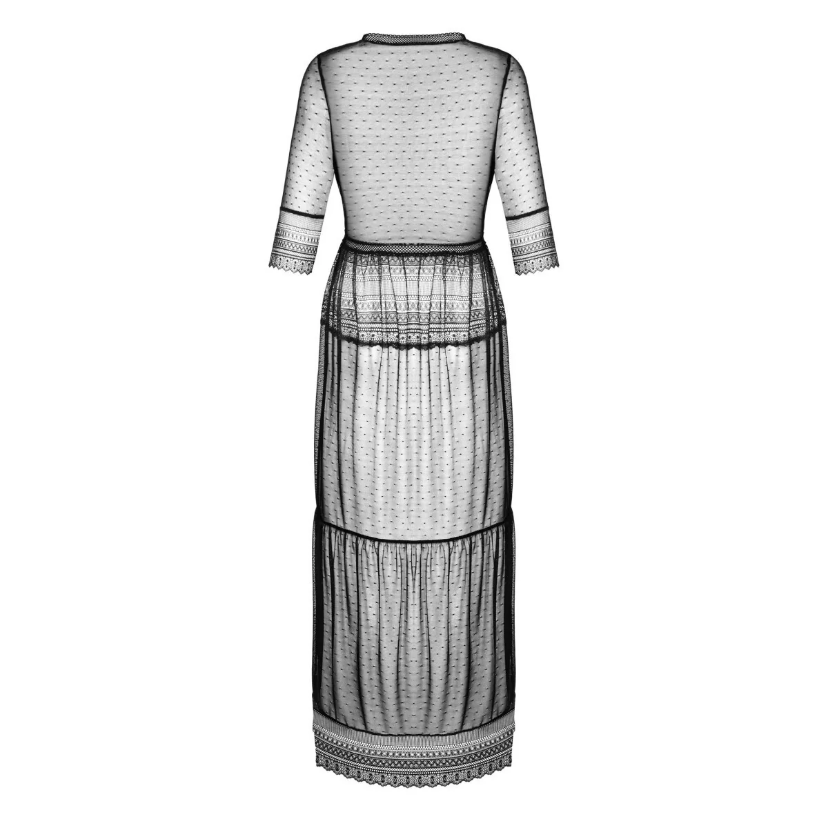 Estiqua Peignoir schwarz von Obsessive kaufen | Fesselliebe