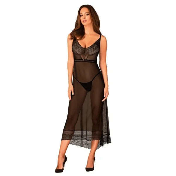 Estiqua Chemise schwarz von Obsessive kaufen | Fesselliebe