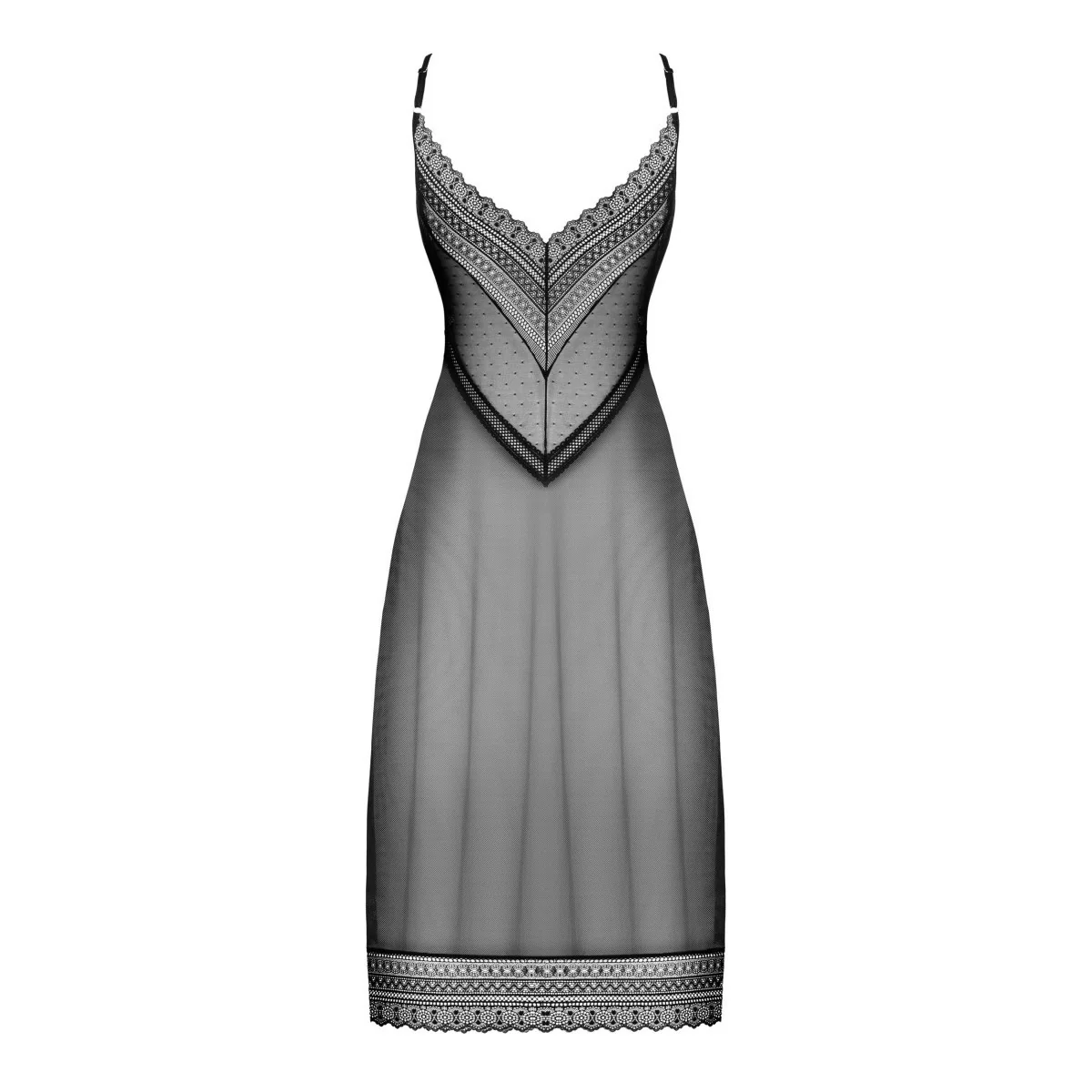 Estiqua Chemise schwarz von Obsessive kaufen | Fesselliebe