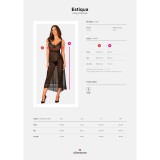 Estiqua Chemise Schwarz von Obsessive | Fesselliebe.de