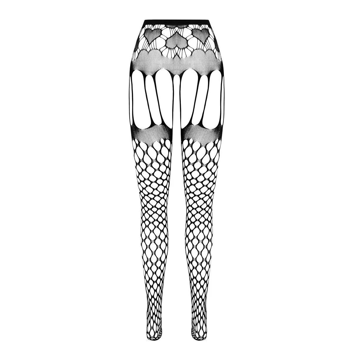 Eco Straps-Strumpfhose S009 schwarz von Passion Eco Collection kaufen | Fesselliebe