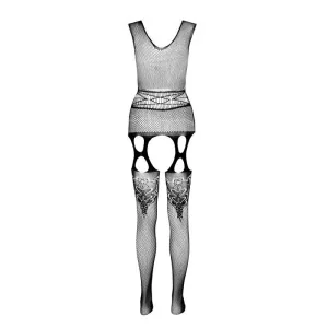 Eco Bodystocking Bs014 Schwarz von Passion Eco Collection