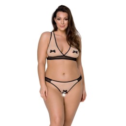 Viena Size Plus 2er Set Beige von Passion Size Plus | Fesselliebe.de