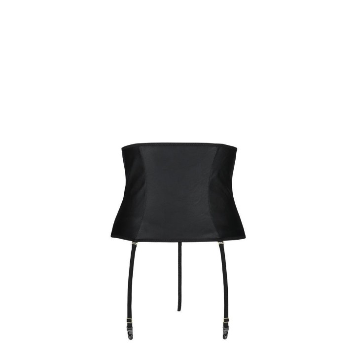Celin Size Plus Korsett & Tanga Schwarz von Passion Size Plus | Fesselliebe.de