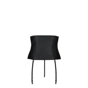 Celin Size Plus Korsett & Tanga Schwarz von Passion Size Plus