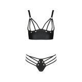 Malwia Size Plus Bikini 2er Set Schwarz von Passion Size Plus | Fesselliebe.de