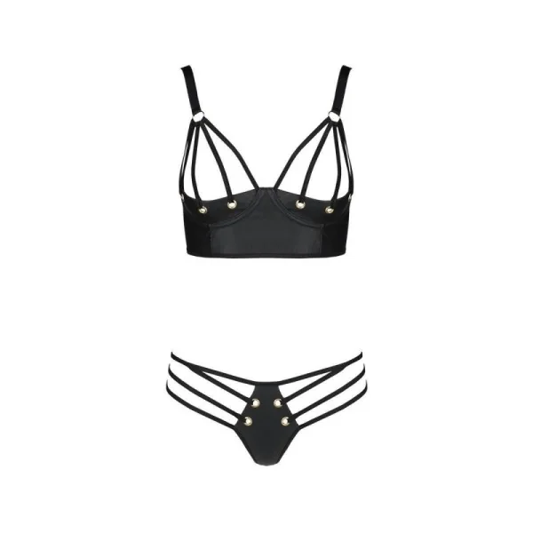 Malwia Size Plus Bikini 2er Set schwarz von Passion Size Plus kaufen | Fesselliebe