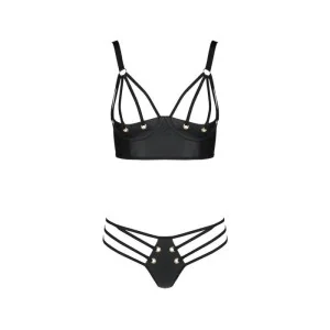 Malwia Size Plus Bikini 2er Set Schwarz von Passion Size Plus