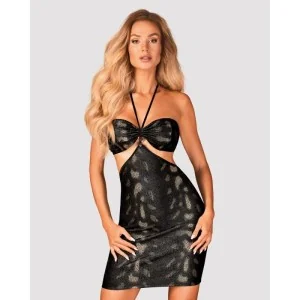 Vivianty Kleid Schwarz von Obsessive