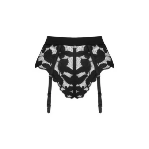 Editya Garter Höschen Schwarz von Obsessive