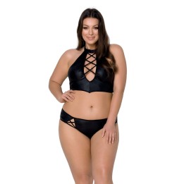 Nancy Size Plus Bikini 2er Set Schwarz von Passion Size Plus | Fesselliebe.de
