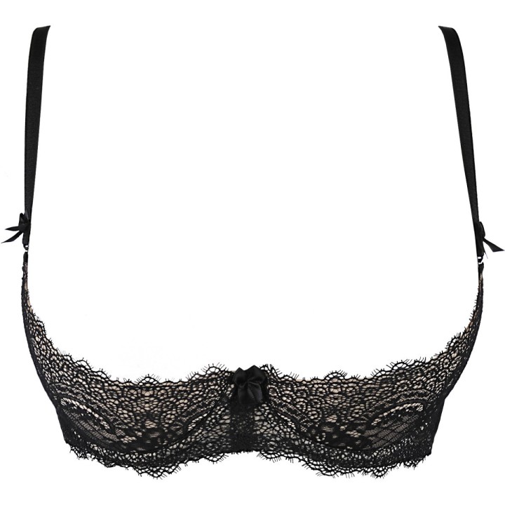BH Schwarz mit Offenen Cups V-9841 von Axami | Fesselliebe.de
