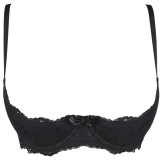 BH Schwarz mit Offenen Cups V-9811 von Axami | Fesselliebe.de