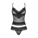 Ivannes Top & Tanga Schwarz von Obsessive | Fesselliebe.de