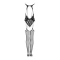 Bodystocking G324 Schwarz von Obsessive