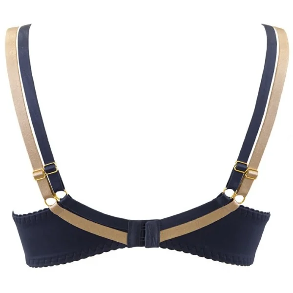 Push-Up BH blau-beige V-9421 von Axami kaufen | Fesselliebe