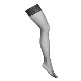 Netz Halterlose Schwarz H014 von Kotek | Fesselliebe.de