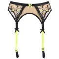 Strumpfgürtel Beige-Schwarz V-10142 von Axami
