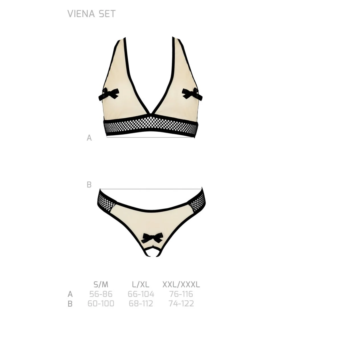 Viena 2er Set beige von Passion-Exklusiv kaufen | Fesselliebe
