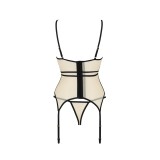 Serara Korsett & Tanga Beige von Passion-Exklusiv | Fesselliebe.de