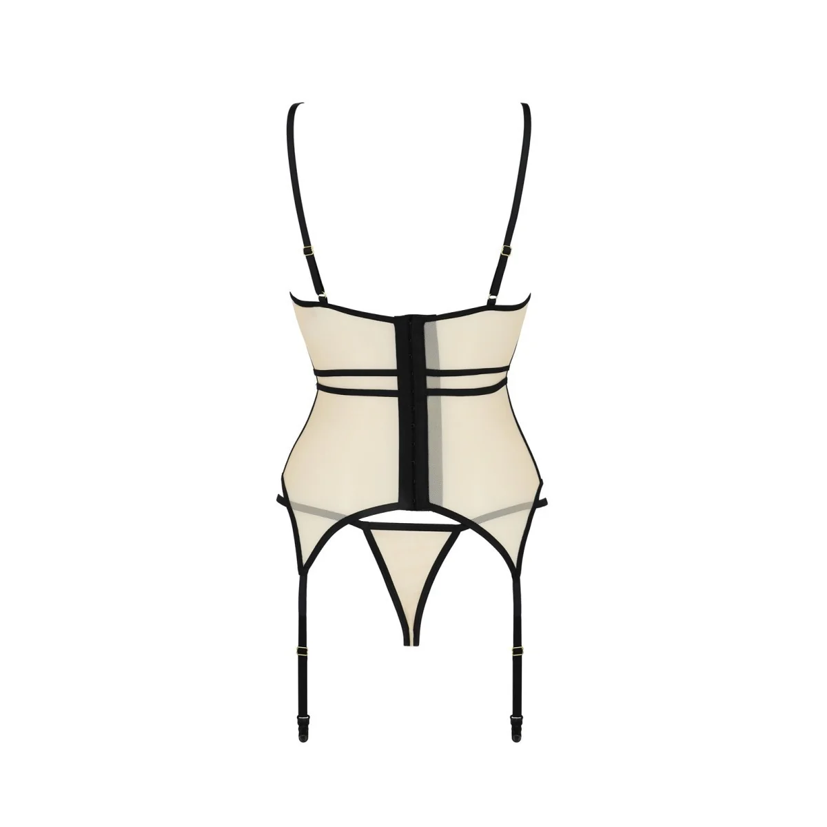 Serara Korsett & Tanga beige von Passion-Exklusiv kaufen | Fesselliebe