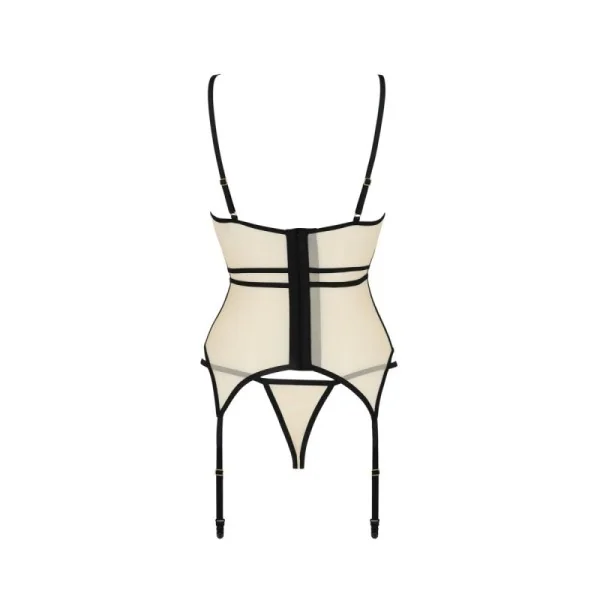 Serara Korsett & Tanga beige von Passion-Exklusiv kaufen | Fesselliebe