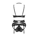 Alessya 3er Set Schwarz von Obsessive | Fesselliebe.de