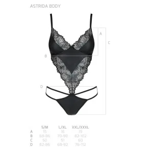 Astrida Body Schwarz von Passion-Exklusiv